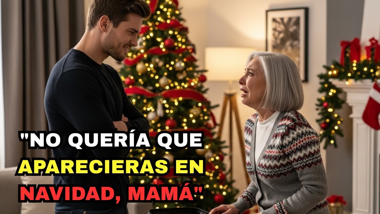 El hijo le dijo a su madre que no la quería en Navidad, así que ella canceló el pago de la hipoteca