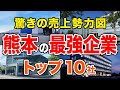 【徹底解説!】熊本の最強企業🏢トップ10社🚁(2025年売上高ランキング)ケタ違いの売上を誇る企業を詳しく解説!熊本県の企業で売上高・年収が高い企業は?【空から見る】
