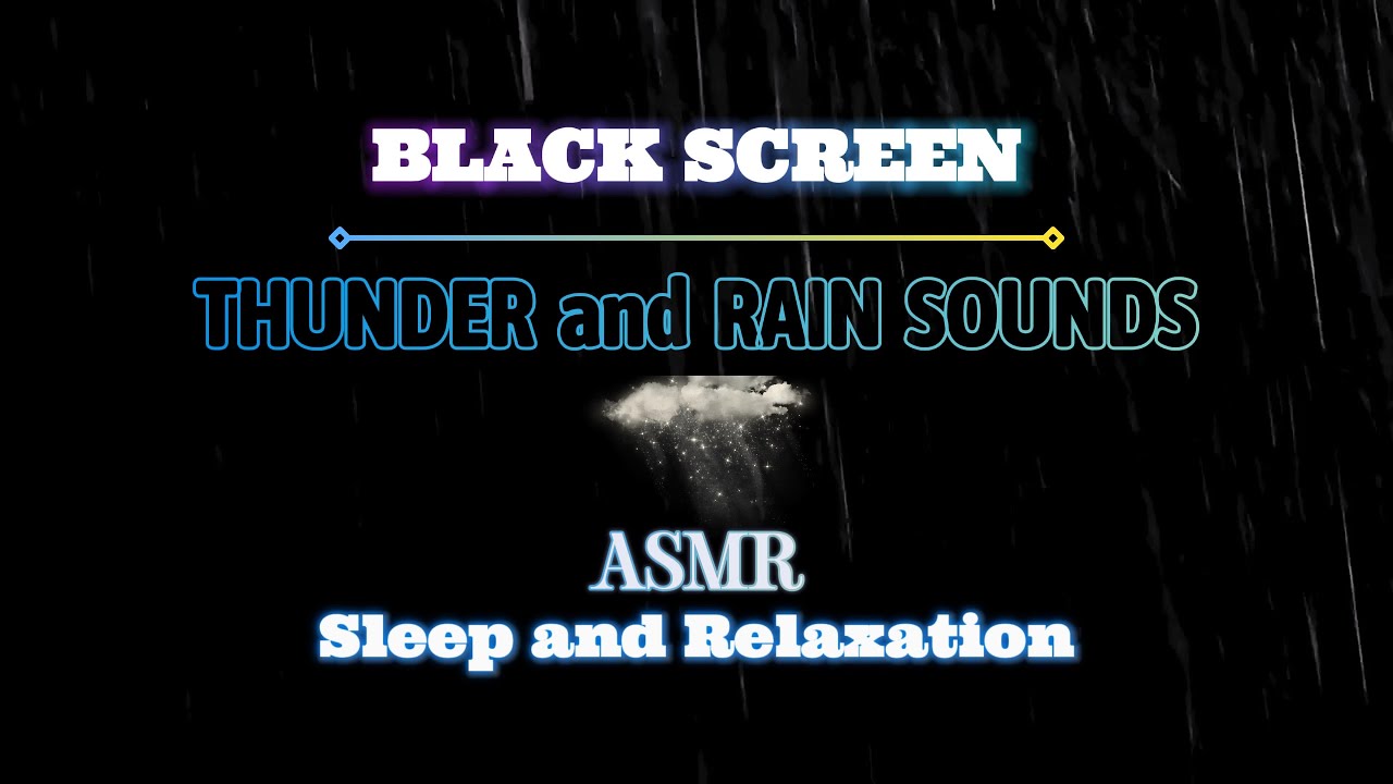 ASMR Rainstorm for Deep Sleep 🌧️ |Thunder & Lightning Sounds for Relaxation and Stress Relief 