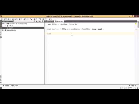 Writing a HTTP server in Node.js