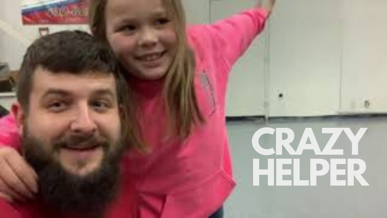 New HVAC training room, crazy helper, flooring install.