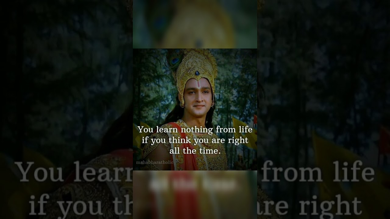 Best quote for Lord Krishna || Lessons for Krishna