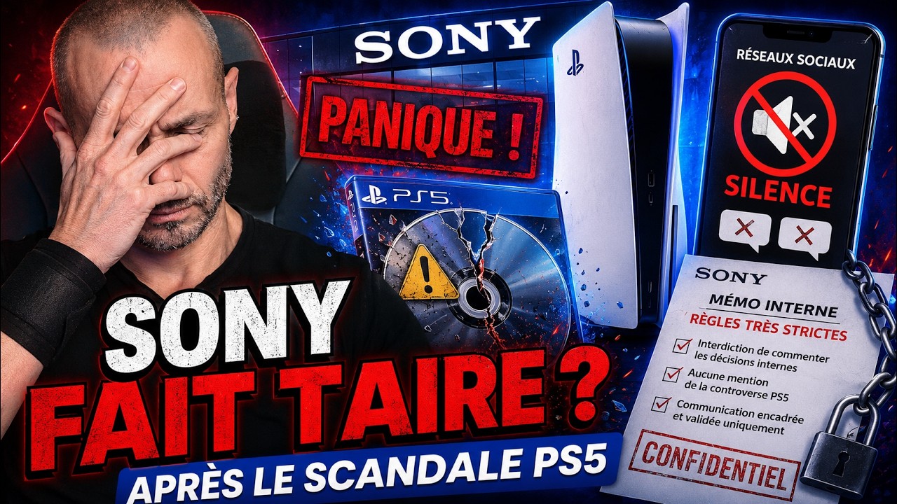 Sony aurait demandé à ses employés de se taire sur la fin des disques PS5