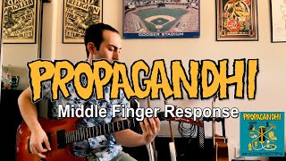 Propagandhi - Middle Finger Response (guitar cover)