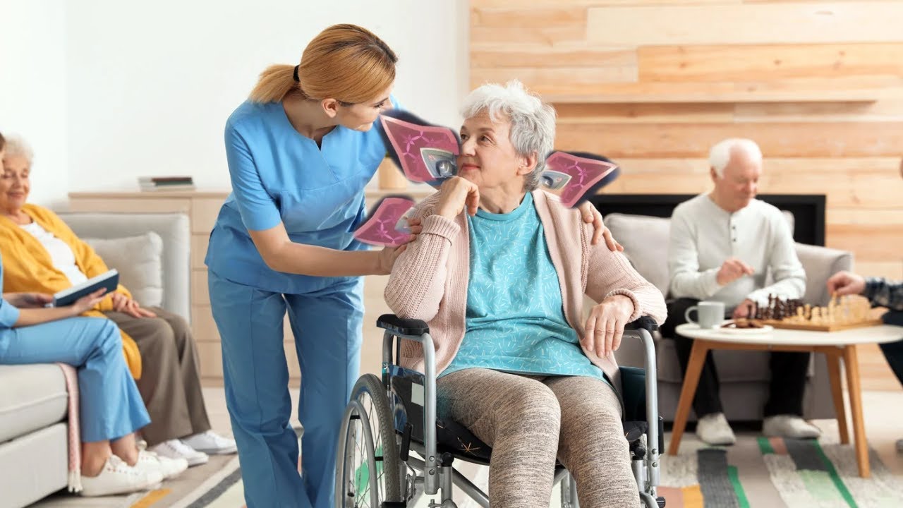 a lifeweaver montage with old timey tunes to watch in the nursing home