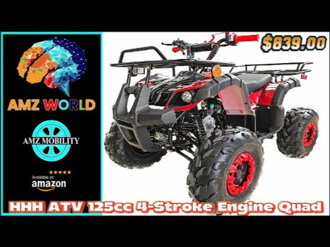 مراجعة دراجة HHH ATV رباعية الدفع بمحرك 4 أشواط سعة 125 سم مكعب AMZ World 