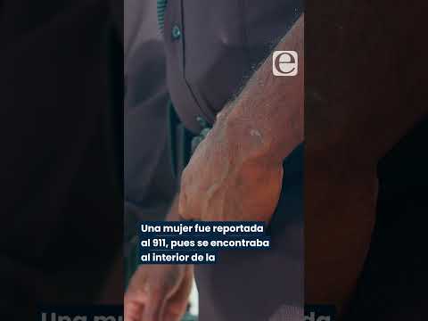 Una mujer fue reportada al 911, pues se encontraba al interior de la Fuente de los Frailes...