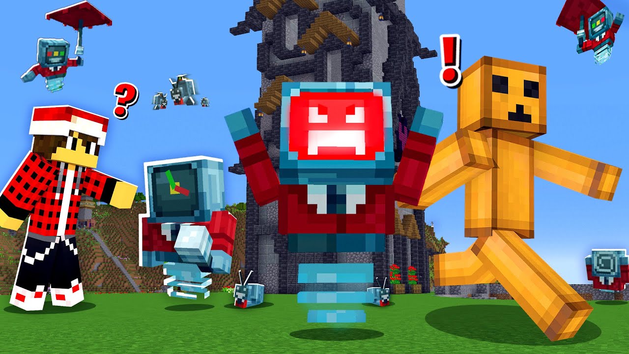 ماين كرافت لاست لايف #7 هجمو البوتات المتوحشه على السيرفر !!