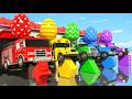 Baba oveja negra | Camion Gigantes de Colores está atrapado en el barro! | Canciones infantiles
