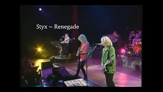 Styx ~ Renegade ~ 1996 ~ Live Video,  Rosemont, Horizon, in Chicago