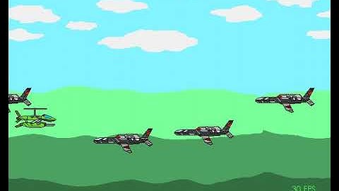 Gunner Blade Retro (Lite Action-Shooting Helicopter Game) Prototype Build Footage 15