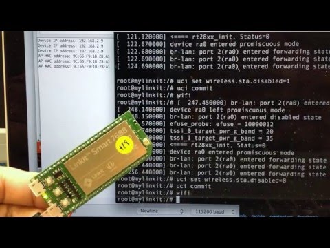LinkIt Smart 7688 一鍵查詢 MAC / IP