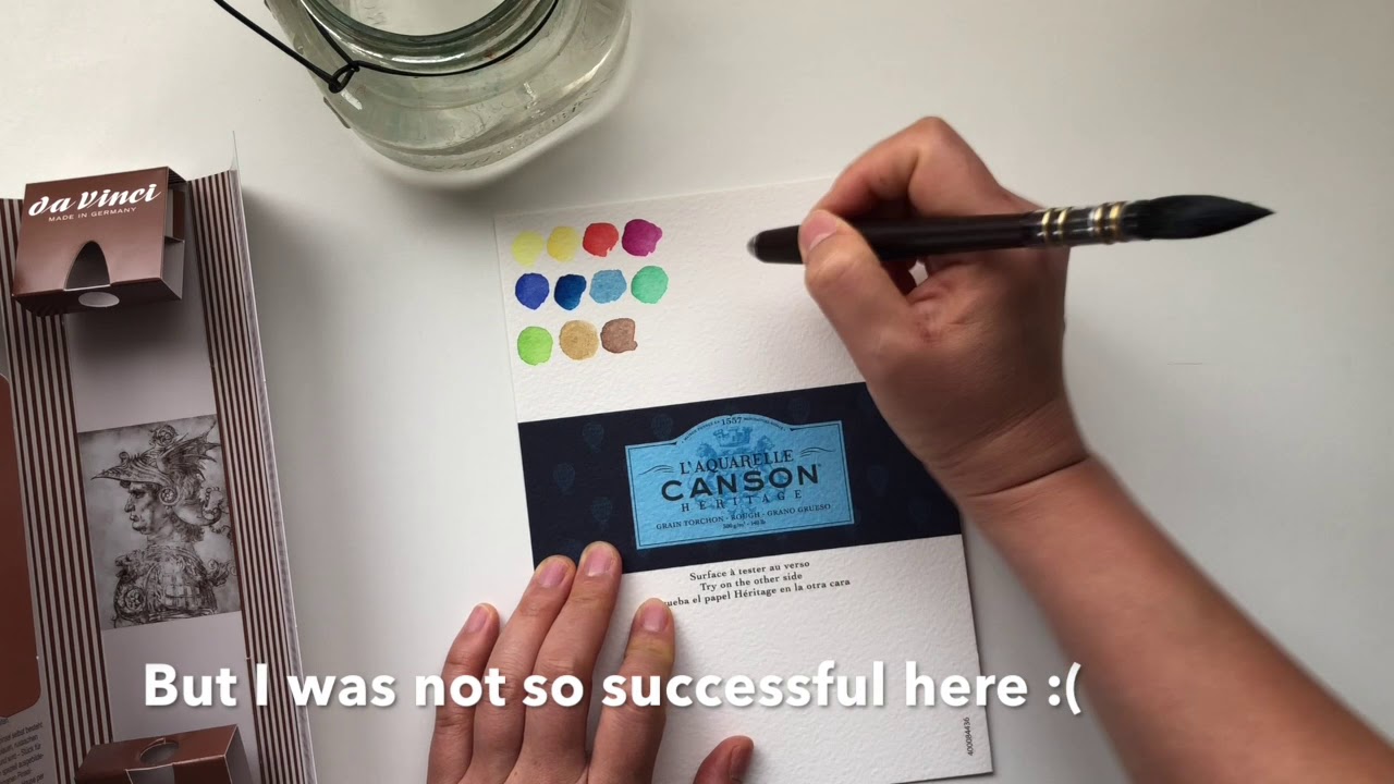 다빈치 499 시리즈 수채화붓 (da Vinci 499 series Watercolor Brush)