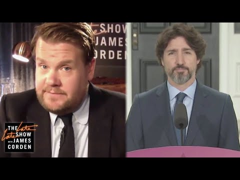 James Corden Has Questions For PM Justin Trudeau