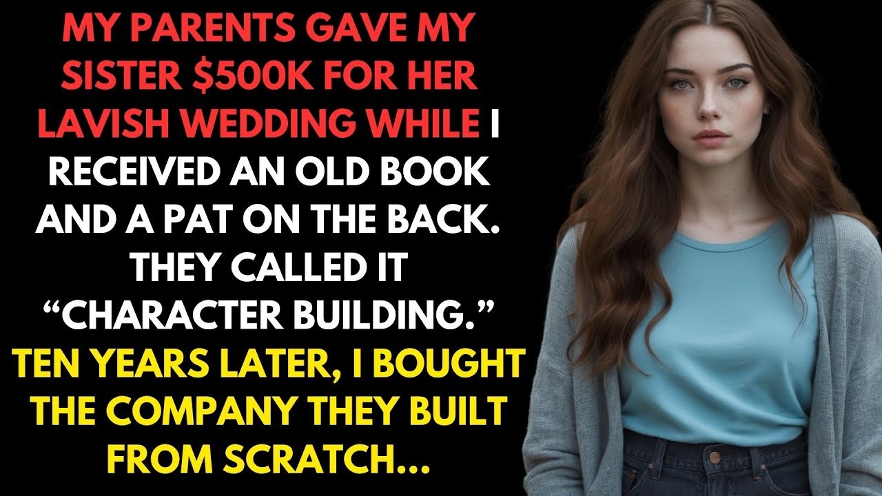 Parents Gave My Sister $500K For Her Wedding, I Got A Book—10 Years Later I Bought Their Company