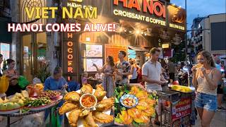 Hanoi Old Quarter at 6PM 🇻🇳 |  Street Food, Market & French Quarter Ha Noi Corner Restaurant Menu