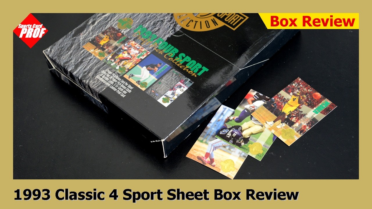 1993 Classic 4 Sport Sheets Box Review - YouTube