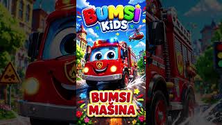Bumsi Mašina 🚒 | Smagi daina vaikams | Bumsi Kids