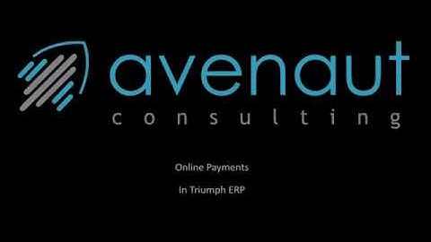 Triumph ERP Online Payments
