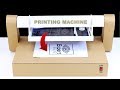 How to make auto screen printing machine from cardboard diy printing machine