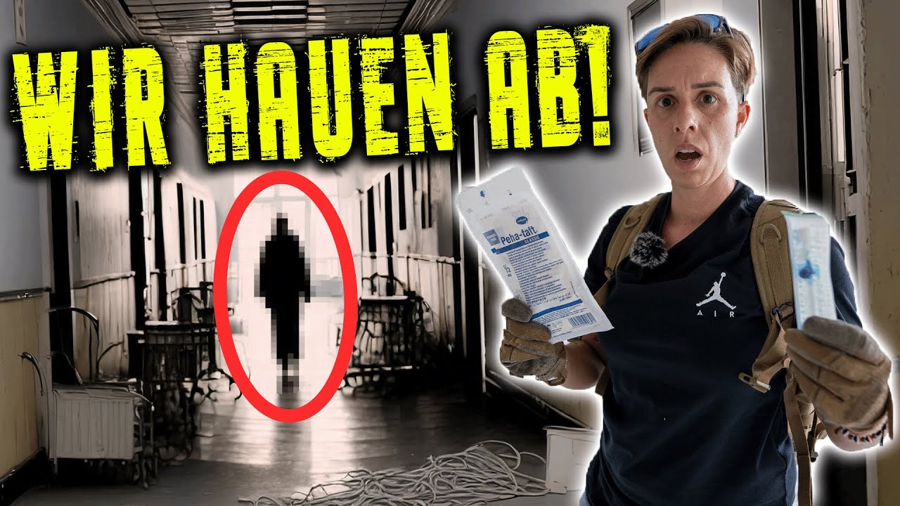 PLÖTZLICH GERÄUSCHE! WIR SIND IN DER FALLE! MERKWÜRDIGE VERLASSENE REHA KLINIK ERKUNDET