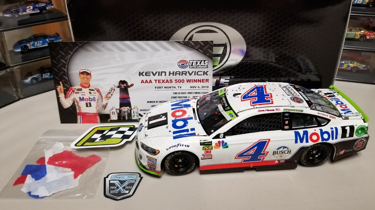 NASCAR Diecast Review: 2018 Kevin Harvick Texas Win Elite.