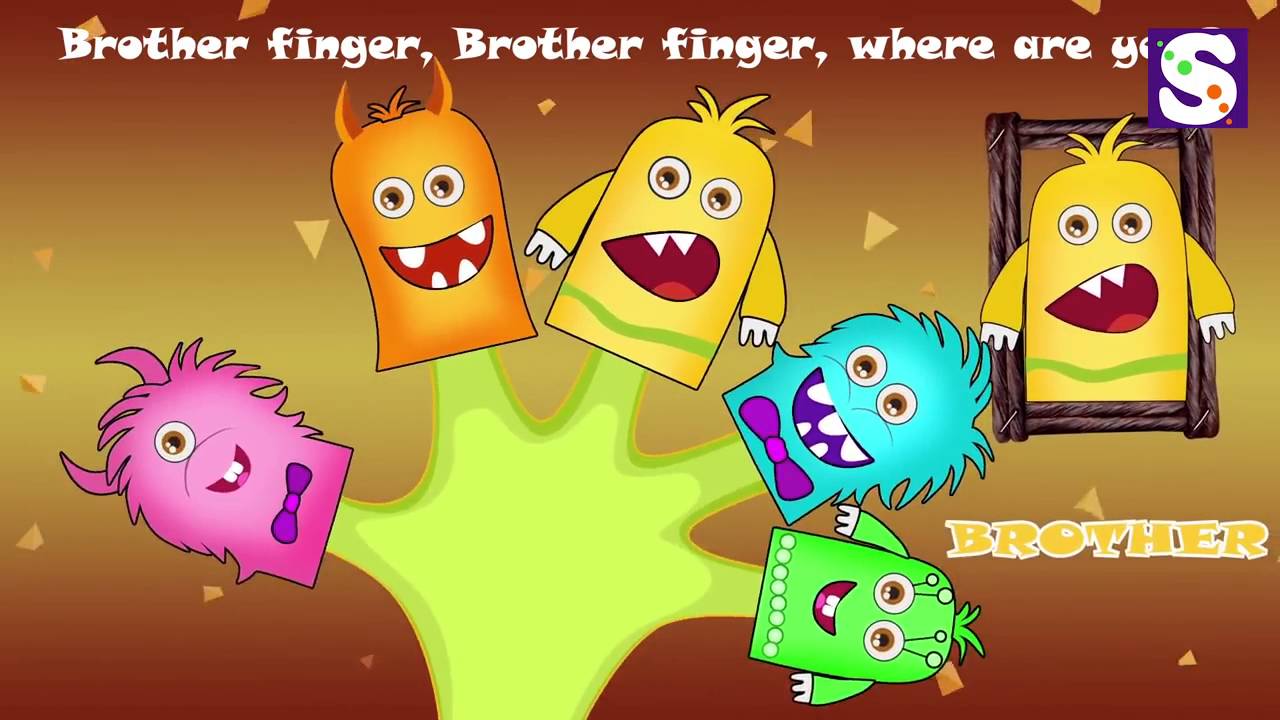 The Finger Family Monsters Simple songs & Learning Nursery Rhymes