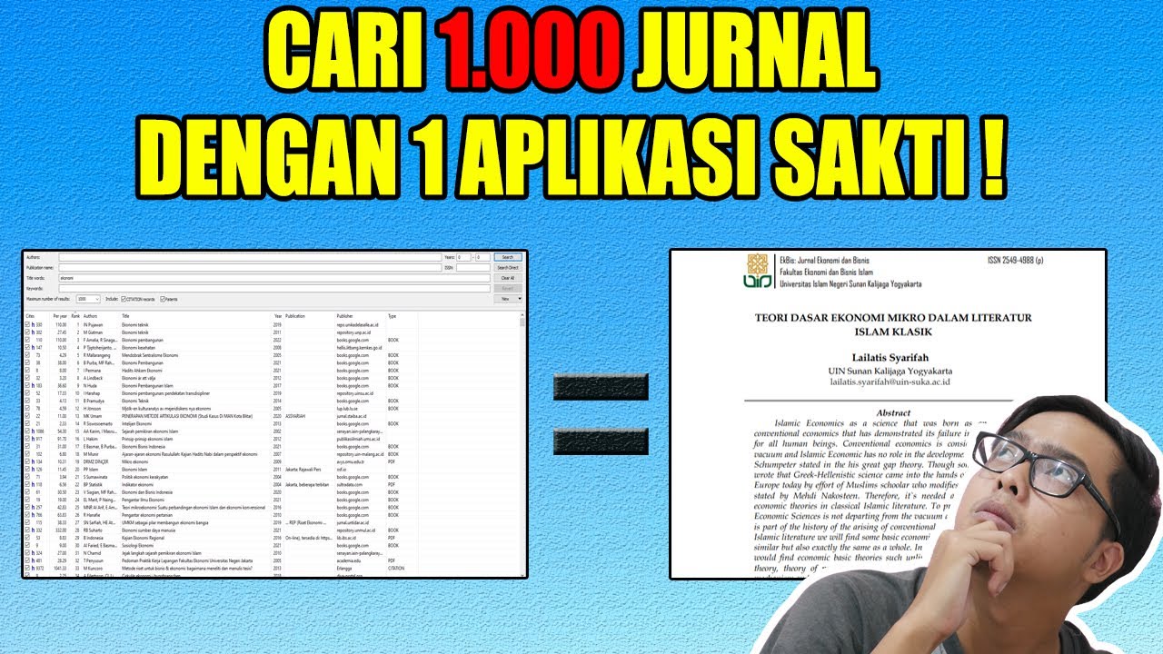 Cara Mencari Jurnal Otomatis Dengan Aplikasi Sakti! Bisa Dapat 1000