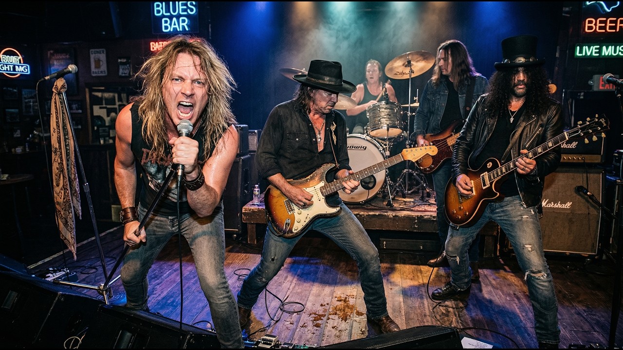 Led Zeppelin, Deep Purple, SRV, AC/DC, ZZ Top 🎸🔥 Classic Blues Rock Power Vocals & Gritty Guitars