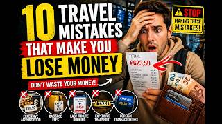 10 Travel mistakes that make you lose money