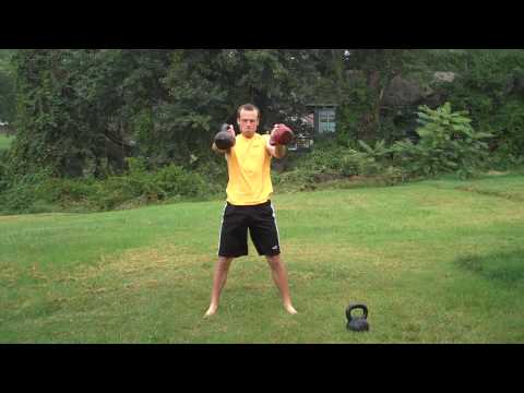 Kettlebell Double Statch and High Pulls
