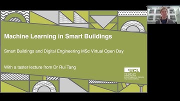 Machine Learning in Smart Buildings - Smart Buildings and Digital Engineering Taster Lecture