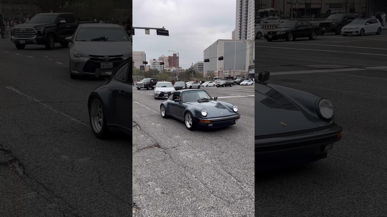 Beautiful Classic Porsche 911 Turbo With Revs