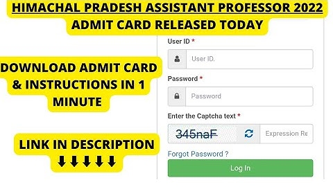 HPPSC ASSISTANT PROFESSOR ADMIT CARD RELEASED / How to download Admit Cards? Watch this & Downlod 👍