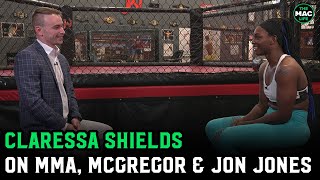 Claressa Shields on MMA debut, Conor McGregor's support and training with Jon Jones
