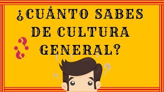 50 preguntas de cultura general Trivia