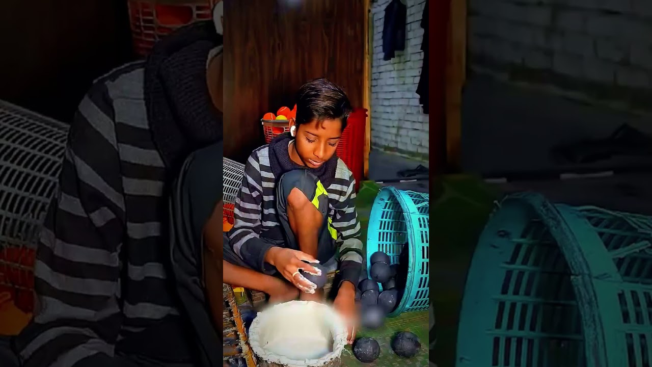 Watch Tennis Balls Being Made