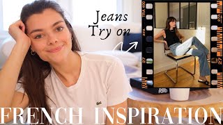 Straight legs jeans try on | Get the French look ! 💋