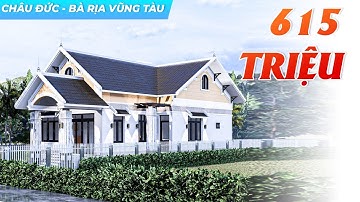 Vẻ Đẹp Lung Linh Của Mẫu Nhà Vườn Mái Thái Hiện Đại 615 TRIỆU Tại Châu Đức, Bà Rịa - Vũng Tàu