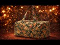 Beautiful Floral Travel Bag 🌸|DIY Floral Bag ✨ |Handmade Floral Bag | Perfect for Travel & Daily Use
