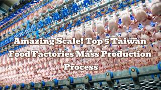 Amazing Scale! Top 5 Taiwan Food Factories Mass Production Process