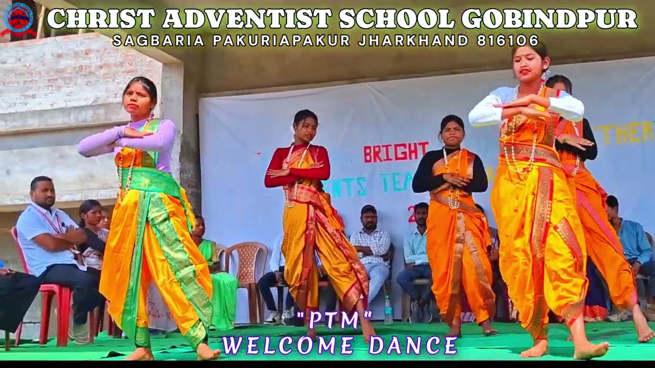 PTM MEETING GIRLS WELCOME DANCE @Christ Adventist School Gobindpur