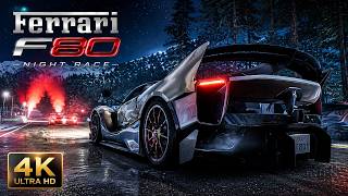 Ferrari F80 Night Race in 4K  Ultra Realistic Graphics  High Speed Gameplay screenshot 2