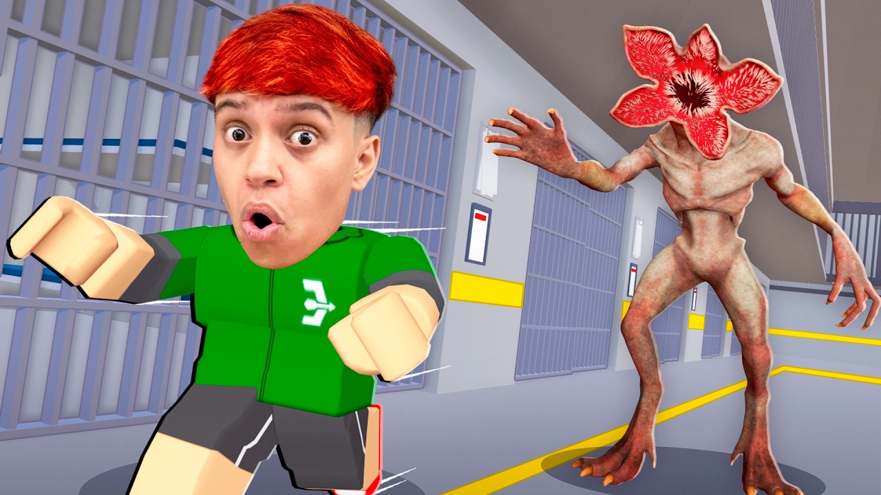 ESCAPE DA PRISÃO DO DEMOGORGON NO ROBLOX!!