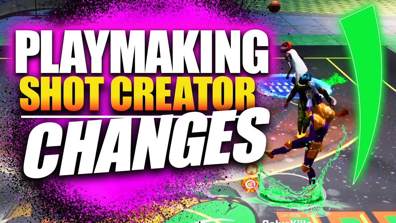 PLAYMAKING SHOT CREATOR CHANGES 2K22 NEXT GEN - YouTube