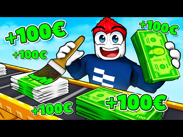 Ich Drucke 100€ FALSCH GELD SCHEINE in Roblox