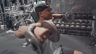 Training With Arnold Champion Brandon Hendrickson Shoulders