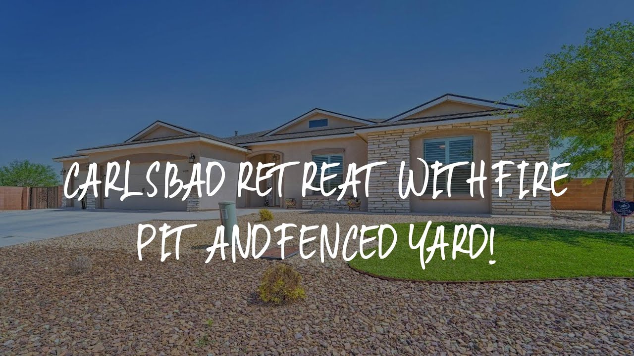 Carlsbad Retreat with Fire Pit and Fenced Yard! Review Carlsbad , United States of America