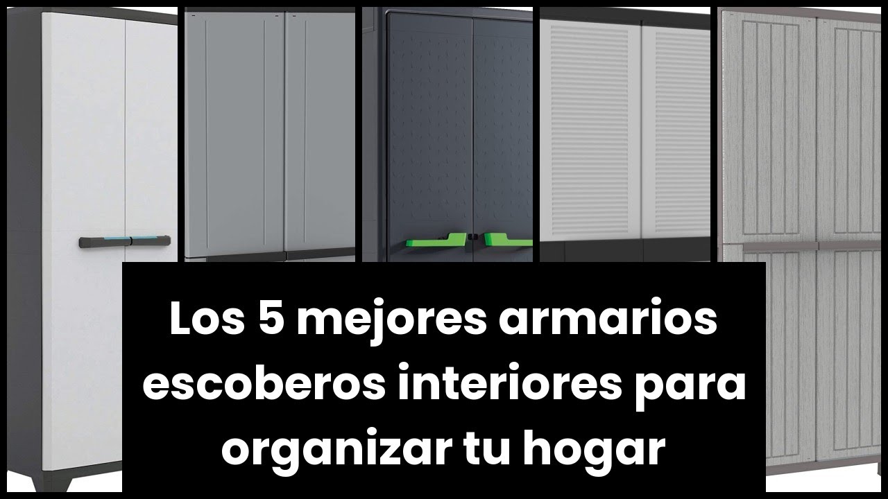 Armario escobero interior】Los 5 mejores armarios escoberos interiores para  organizar tu hogar 