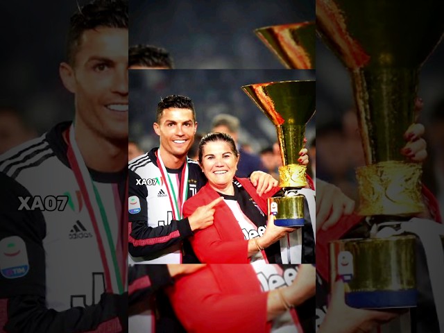 Ronaldo Never Forgets His Mother🥰😍 #shorts #messi #ronaldo #shortsvideo class=